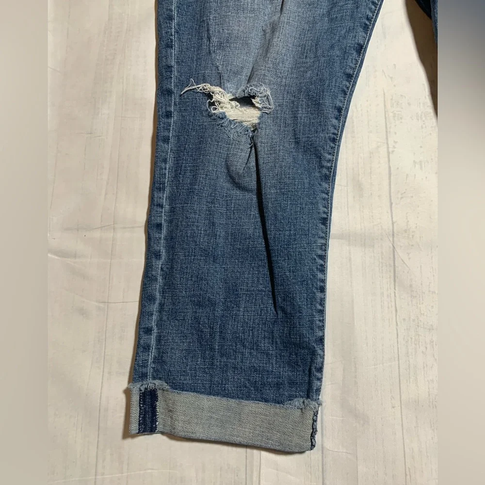 KUT from the Kloth Amy Crop Straight leg Jeans. Size 14. - Picture 6 of 9